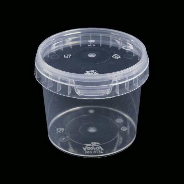 Round Tubs With Covers # 16 Oz. / 1 Pt. – Consolidated Plastics