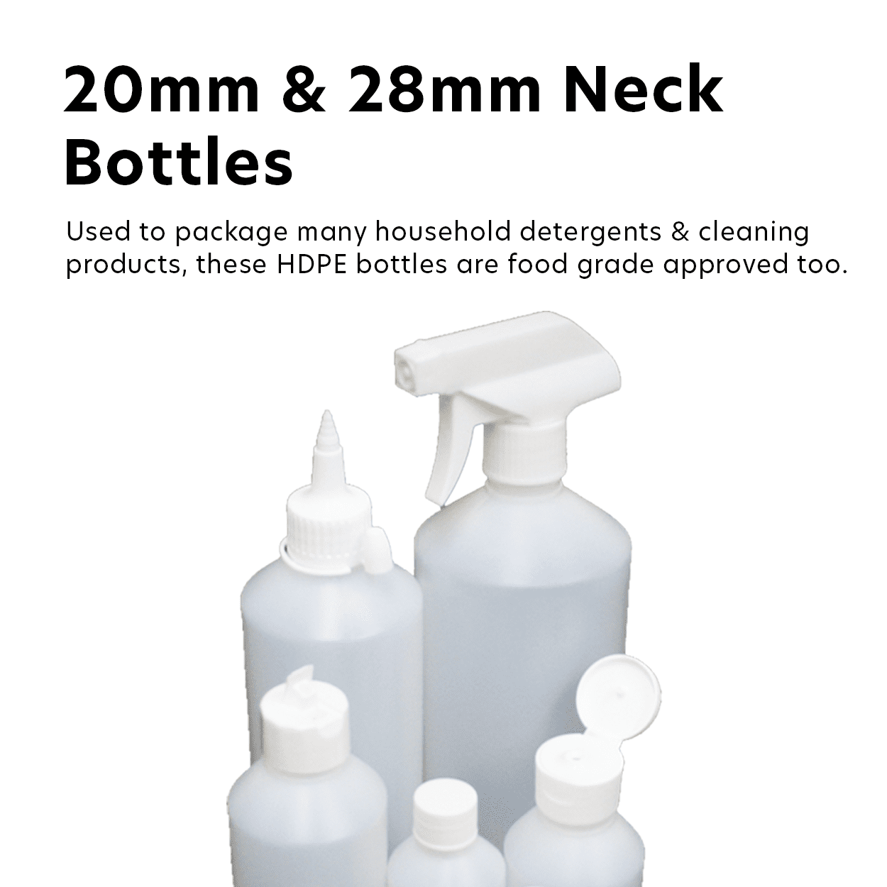 20mm & 28mm Neck Bottles